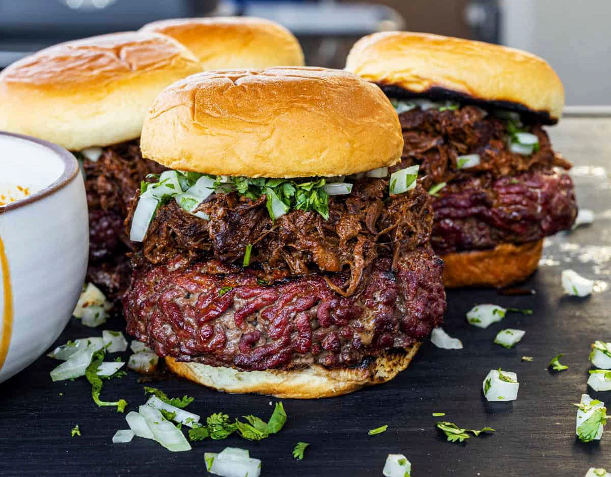 Smoked Birra Burgers