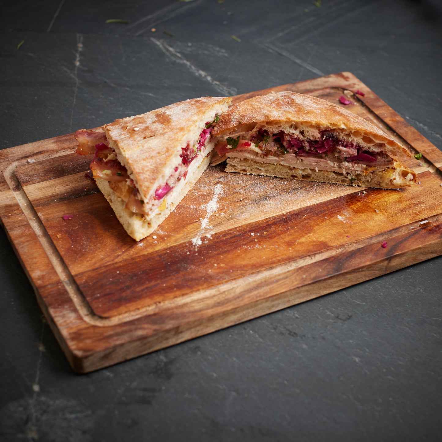 Christmas leftovers - Classic turkey sandwich (with a twist!)