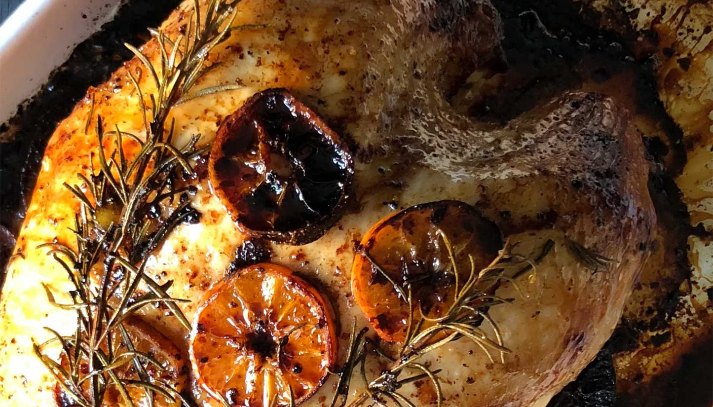 Roast Christmas Turkey with Clementine and Thyme Recipe