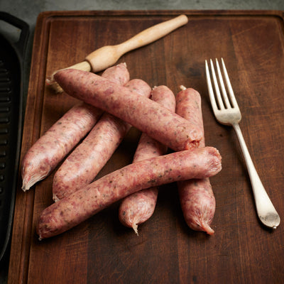 Regenerative Pasture Fed Steak Sausage: Simple Salt & Pepper
