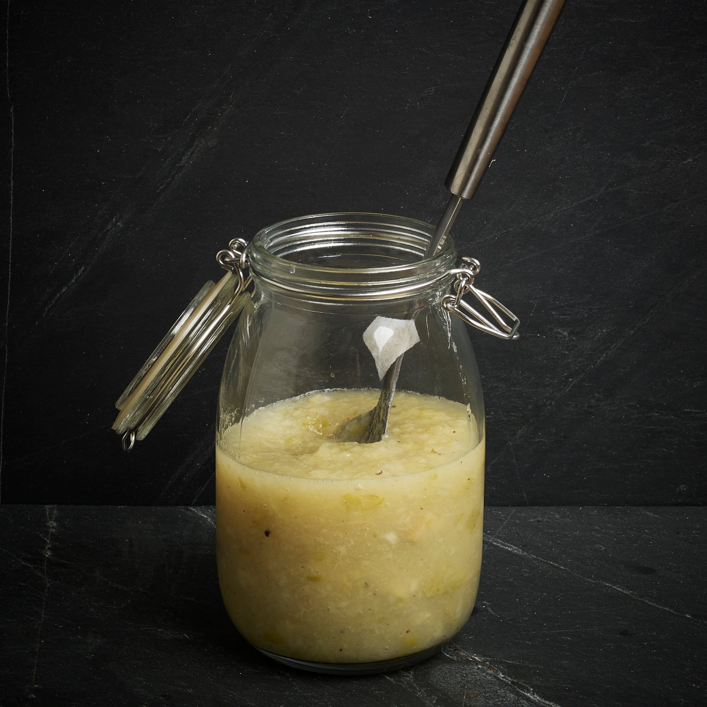 Spiced Bramley apple sauce