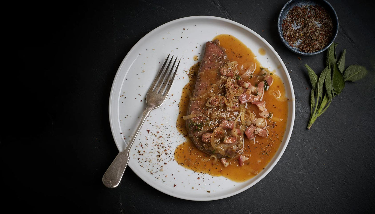 Beef liver, bacon and onion recipe