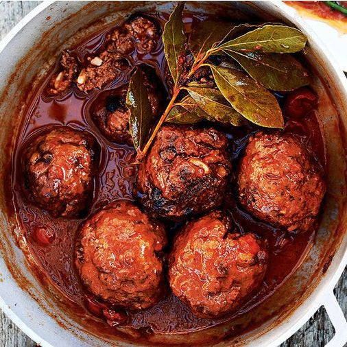 Braised pork meatballs with pine nuts