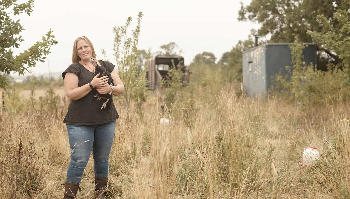 Hannah Thorogood of The Inkpot Permaculture Organic Farm in Lincolnshire