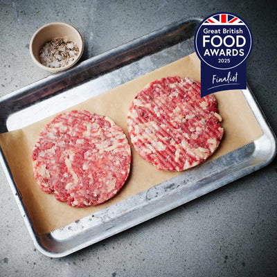 The Ethical Steak Burger from The Ethical Butcher - Great British Food Awards 2025 Finalist