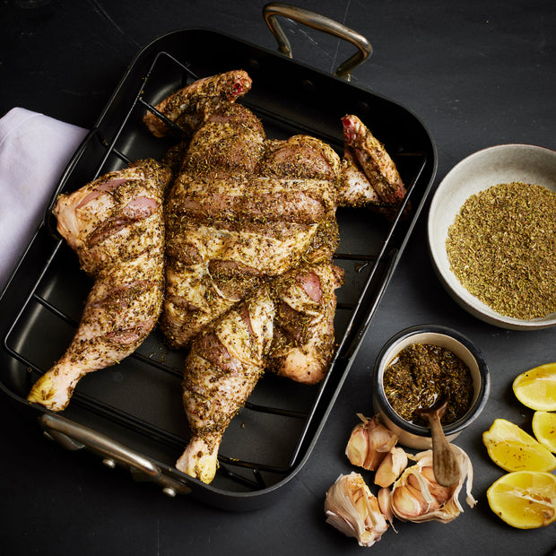 Whole Spatchcocked Chicken (Marinated or Plain)